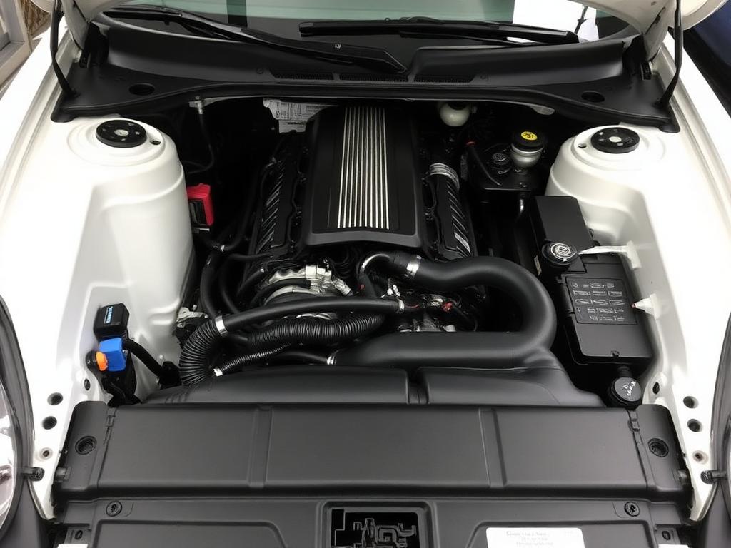 Engine bay before detailing